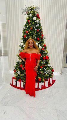 LIFE GYM manager, Michelle at holiday party 2025.