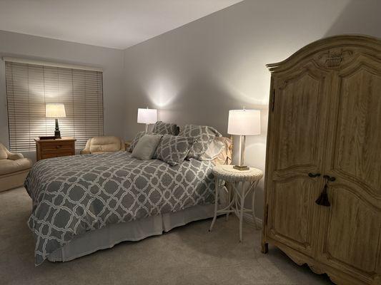 The Armoire in the right corner is the heaviest piece of furniture I own, and they were able to move it down and up a flight of stairs!