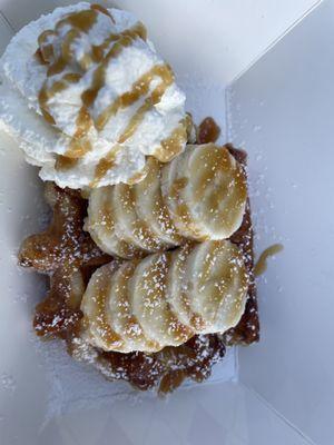 Taste of Thayer sample at Zinneken's Belgian Waffles