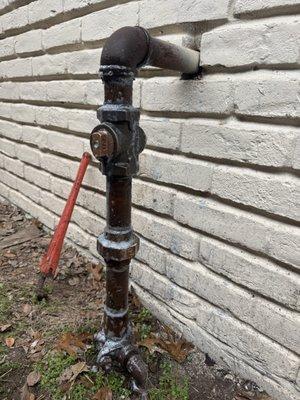 Gas Leak detected from iron body stop. The Service Genie rebuilt entire riser going into home.