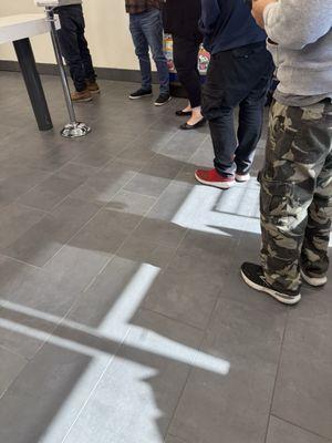 A sample of the line.