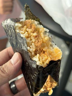 Spicy Tuna Samgak-Gimbap