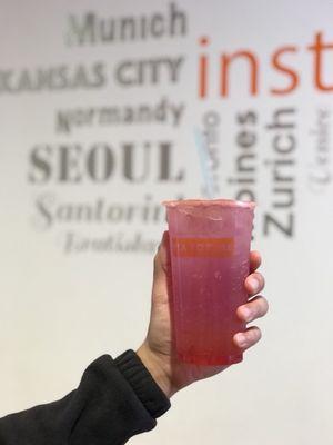 Strawberry Lemon Tea! (Soda: Sprite) Yummy