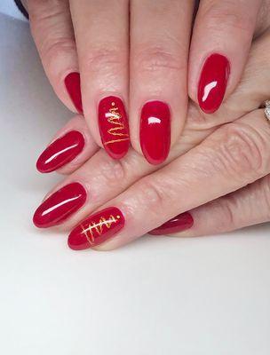Holiday Gel Manicure