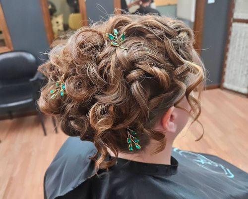 Updos start at $35