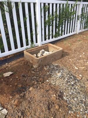 This is the mess these people leave behind when they finish a job