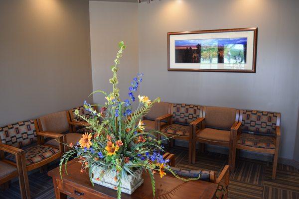 We don't expect you to wait here at Cochran Dental, but you may have family that will want to stay while you finish your appointment.