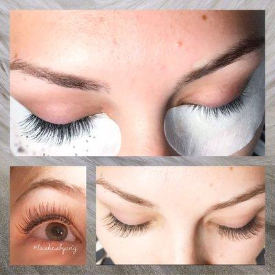 Mega classic eyelash extensions