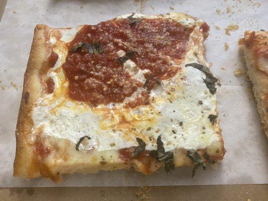 Close up Grandma Square Pie so good!