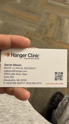 Hanger Clinic: Prosthetics & Orthotics