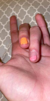 Taken the same day i got them done. An hour after!!