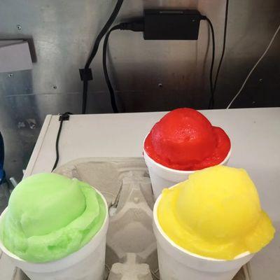 Philadelphia Water Ice. Green Apple Cherry pineapple .