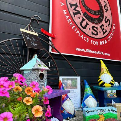 Home decor and garden ware as well. Our patio will be complete Sept of 2024 for pop ups, tastings and workshops.