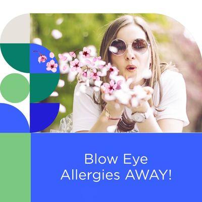 Spring is here and this may be the worst allergy season yet. We can thank heavy rainfall for that. However, your eye doctor can off