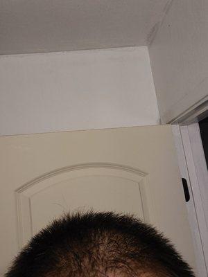 Patch of uncut hair. Thanks.