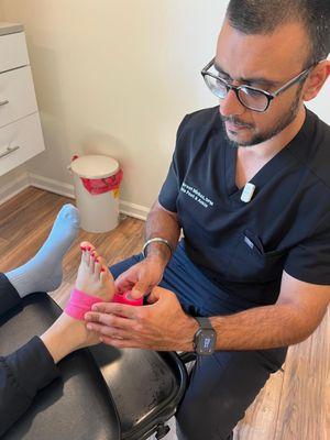 Dealing with pain when walking or lifting your foot? Dr. Minhas at Sole Foot and Ankle Valparaiso provides expert care for conditions.