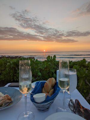 Our table at Kamuela Provision Company