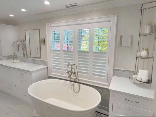 A recent bathroom remodel in Darien, CT