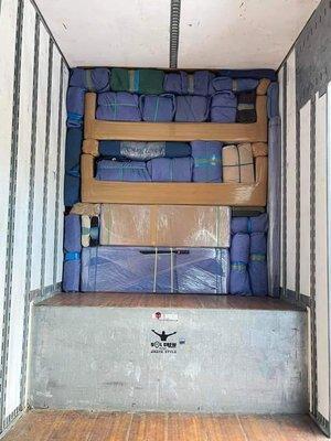 Another great job packing our truck by the team!