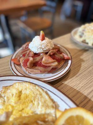Guava Strawberry pancake