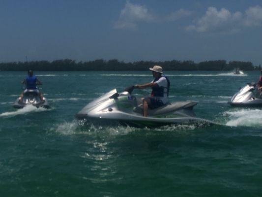 A ride atop the water!