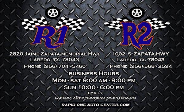 Rapid One Auto Center LLC