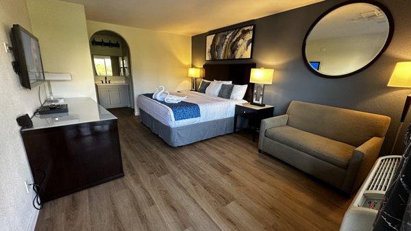 Our Newly Remodeled King Room