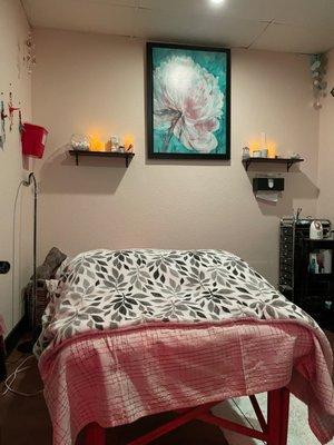 This is the room I received my Gua Sha Chinese Holistic Facial treatment. I was ready to take a nap