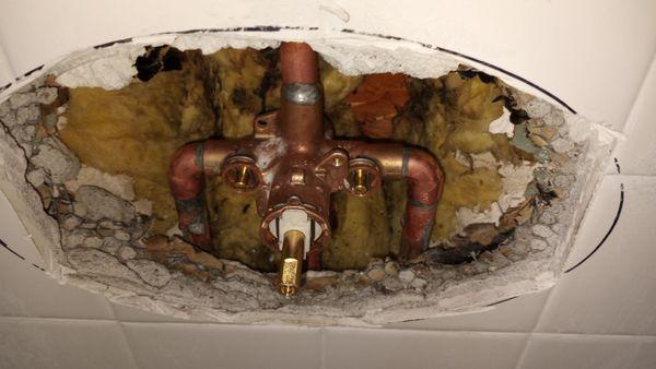 Moen positemp tub shower valve