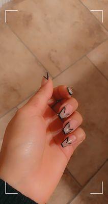 My nails after very thorough dedication from Sophie