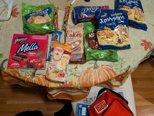 My purchases for $21