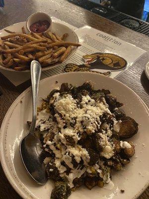 Brussels Sprouts and Fries