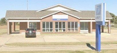 view of front of Corning, AR post office building