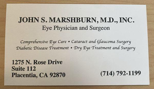 John S. Marshburn, M.D.