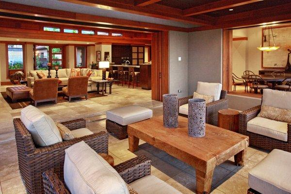 Indoor Outdoor living in Hawaii