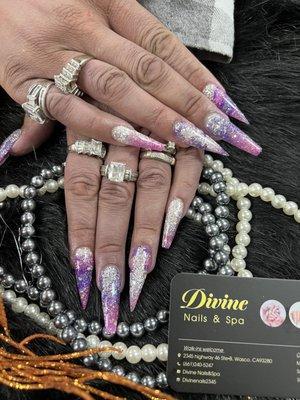 Nails Designed from our shop!!