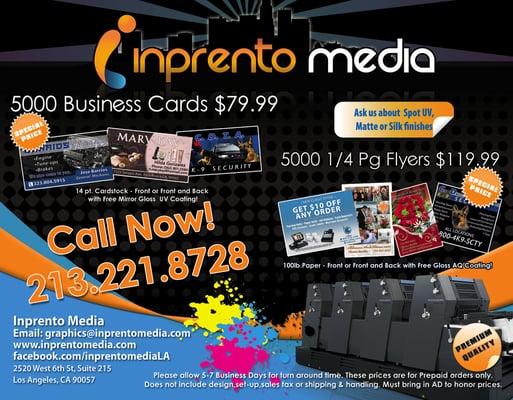 5000 Business cards For Only $79.99
