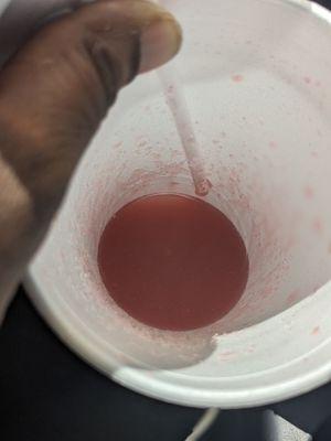 The remaining of the purple one, Hipnotic & Strawberry mixed together