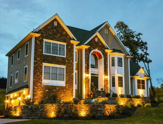 Outdoor lighting enhances your homes curb appeal