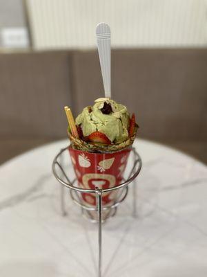 8. Matcha Azuki Bean Crepe