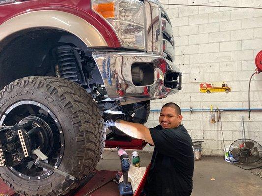 Rene, our head mechanic, always provides excellent service.