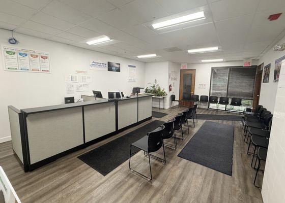 Oak Brook office, interior photo