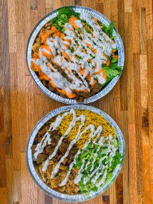 Rice Bowl and Salad Bowl