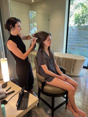 Megan Daugherty At Sachi Salon and Spa