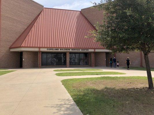 Front of the Building.