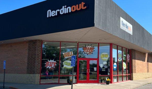 We are located in NerdinOut across from the Walmart in Inver Grove Heights