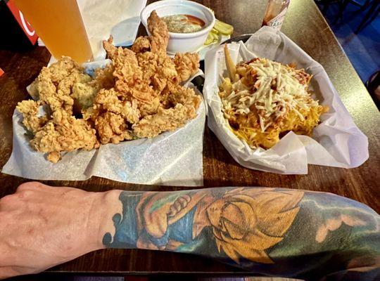 2 apps! 2lbs food! Flavor over 9000!!