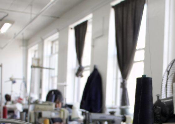 We produce batches large and small and offers low minimums to clients who develop their garments with us.