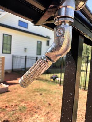 misting nozzle closeup