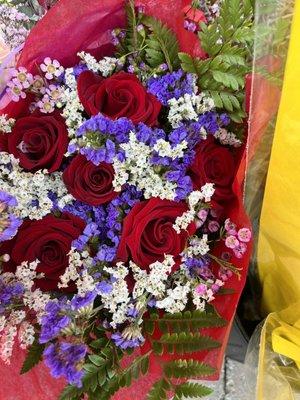 Check out this "ready to go" bouquet I got for just $20. They have a grab and go bouquet that changes every week